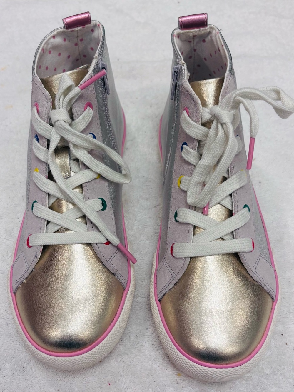 Brand New Mini Biden Zip High Top Sneakers EU 36 / USA Women’s 6 - box 16